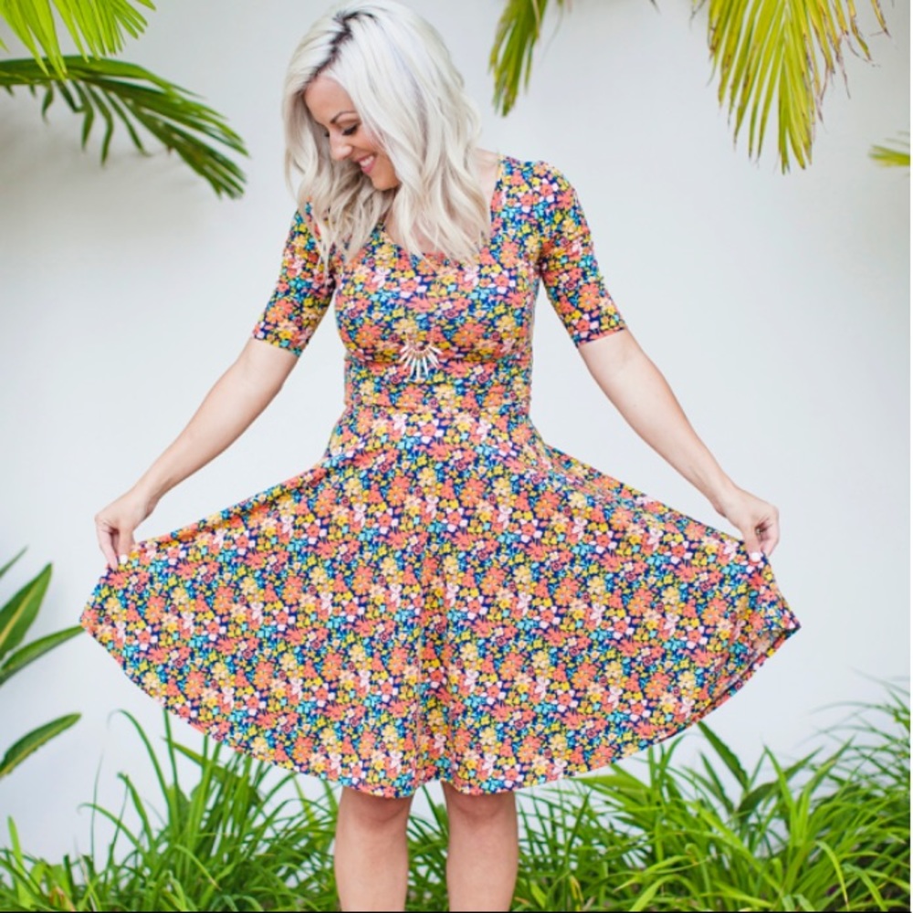 Floral Lularoe Nicole